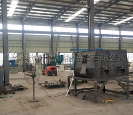 搅拌机生产车间一角