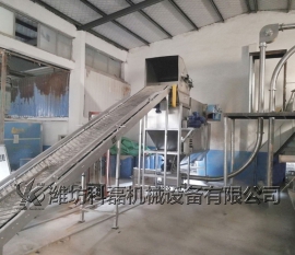 自动拆包、管链输送站使用实拍