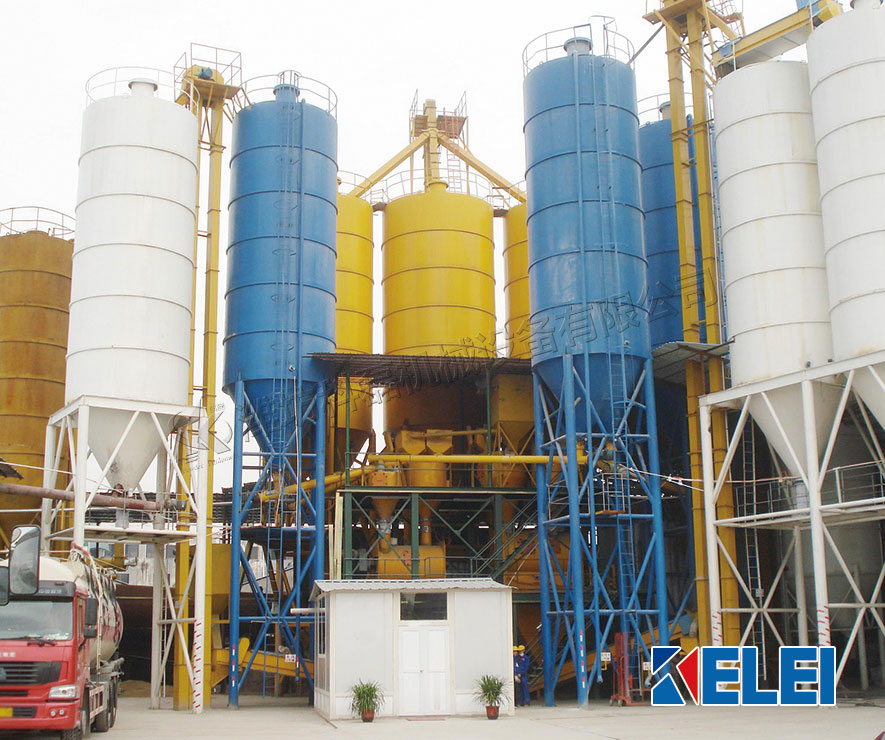 科磊干粉砂浆生产线